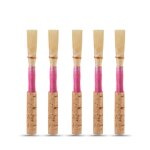 Rose - anche hautbois naturelle, jonc moyen avec etui en plastique, tube de calcul, accessoires pour ... Rose - anche hautbois naturelle, jonc moyen avec etui en plastique, tube de calcul, accessoires pour ...