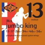 Rotosound jk13 jumbo king medium cordes guitare folk acoustique 13 - 56