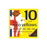 Rotosound r10 - 2 roto yellows double decker - jeu de cordes guitare electrique - 10 - 46