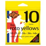 Rotosound r10 roto yellow r�gular 10 - 46 - jeu de cordes guitare electrique