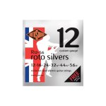 Rotosound r12 - 56 roto silvers - jeu de cordes guitare electrique - 12 - 56