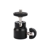 Rotule pour trépied d'appareil photo, adaptateur de sabot chaud 1 / 4, support de support, lumière led, ... Rotule pour trépied d'appareil photo, adaptateur de sabot chaud 1 / 4, support de support, lumière led, ...