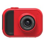 Rouge appareil photo num�rique portable pour enfants, full hd 1080p, �cran 2. 0 pouces ips, zoom x4, ...