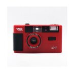 Rouge appareil photo r�tro 135, r�utilisable, non jetable, avec flash , pour appareil photo allemand ...