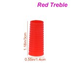 Rouge l - coussin repose - pouce pour saxophone, ensemble de coussinets de protection des doigts en silicone ...