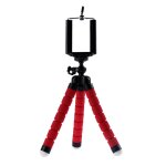 Rouge - mini trépied flexible en éponge 3 couleurs, pour téléphone portable, smartphone, appareil photo ... Rouge - mini trépied flexible en éponge 3 couleurs, pour téléphone portable, smartphone, appareil photo ...