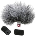 Rycote lavalier furry windjammer bonnette anti - vent grise pour micro cravate