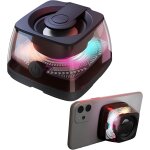 S28 enceinte bluetooth magntique portable avec son surround 3d & eclairage rgb, 100g lger haut parleur ...