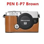Sac pour appareil photo en cuir pu demi - corps étui pour olympus e - m10 mark iii iv em10iv iii stylo ... Sac pour appareil photo en cuir pu demi - corps étui pour olympus e - m10 mark iii iv em10iv iii stylo ...