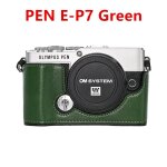 Sac pour appareil photo en cuir pu demi - corps tui pour olympus e - m10 mark iii iv em10iv iii stylo ...