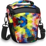 Sac appareil photo hybride avec rangement accessoires reflex et couverture etanche - compatible avec ...