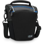 Sac appareil photo hybride avec rangement accessoires reflex et couverture etanche - compatible avec ...