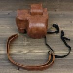 Sac pour appareil photo portable, étui en cuir pu pour nikon z50 z30, housse de protection d'objectif ... Sac pour appareil photo portable, étui en cuir pu pour nikon z50 z30, housse de protection d'objectif ...
