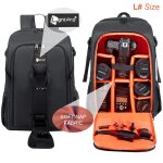 Sac  dos tanche pour appareil photo de grande capacit, sac  bandoulire pour appareil photo reflex ...