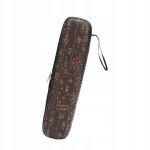 Sac pour flte traversire en bambou, accessoires pour instruments en cuir pu, portable, lger, taille ...