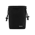 Sac  lentilles pour appareil photo, tui  cordon de serrage pour dslr nikon canon sony pentax, protection ...
