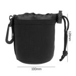 Sac d'objectif d'appareil photo étanche en néoprène souple, étui de protection noir pour la plupart des ... Sac d'objectif d'appareil photo étanche en néoprène souple, étui de protection noir pour la plupart des ...