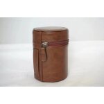 Sac en pu pour objectif d'appareil photo reflex numrique, tui tendance pour objectif, nikon, sony, ...