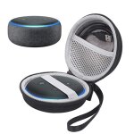 Sac de rangement pour haut - parleur intelligent echo dot 3, bo�te de transport, �tui organisateur, pochette ...