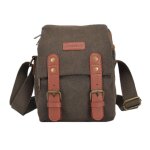 Sac en toile rsistant  l'eau pour appareil photo dslr, sacoche  bandoulire pour canon, nikon, sony, ...
