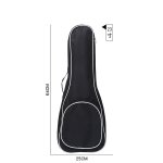 Sac pour ukulele en coton avec bordure blanche, etui epais soprano concert tenor 21 23 26 pouces, taille ... Sac pour ukulele en coton avec bordure blanche, etui epais soprano concert tenor 21 23 26 pouces, taille ...
