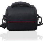 Sacoche appareil photo 26 x 19 x 14 cm noir sacoches slr reflex etanche d'appareil bandouliere sac epaule ...