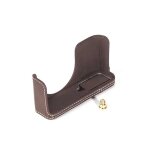 Sacoche pour appareil photo en demi pu, étui grip pour ricoh dérii gr3 - type coffee no strap Sacoche pour appareil photo en demi pu, étui grip pour ricoh dérii gr3 - type coffee no strap