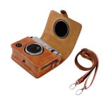 Sacoche en cuir pu pour appareil photo, mini tui de protection avec bandoulire, rangement d'accessoires ...