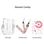 Sacoche de protection pour appareil photo instax mini 11, étui de transport transparent avec bandoulière ... Sacoche de protection pour appareil photo instax mini 11, étui de transport transparent avec bandoulière ...