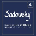 Sadowsky blue label sbs 45 stainless steel 45 - 105 jeu de cordes pour basse electrique