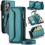 Convient pour samsung s23fe - etui de tlphone portable multifonction  triple revtement bleu - vert ...