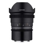Samyang objectif mf 14 mm t3, 1 vdslr mk2 canon rf ultra grand angle pour canon rf, distance focale fixe ...