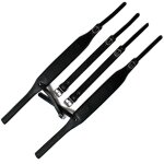 Sangle d'accordon ajustable en velours epais, 87 - 111 cm, rembourrage de 1 cm pour un confort optimal ...