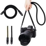 Sangle appareil photo, bandouli�re en corde en nylon, courroie de cou pour appareil photo, pour canon, ...