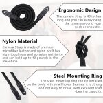 Sangle appareil photo, bandouli�re en corde en nylon, courroie de cou pour appareil photo, pour canon, ...