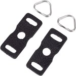 Sangle d'appareil photo connecteur de boucles cuir coque de protection pad + lug ring camera strap triangle ...