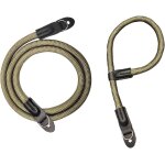 Sangle appareil photo courroie de cou pour bandoulire en corde avec dragonne pour appareil photo reflex ...