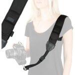 Sangle appareil photo courroie epaule pour appareil photo reflex et bridge - compatible avec nikon d5600, ...