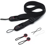 Sangles pour appareil photo, sangle d'epaule, sangle d'appareil photo ajustable (90 - 155 cm), convient ...