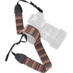 Sangle pour appareil photo de style bohme, courroie multicolore en coton pour dslr, slr et appareils ...