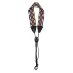 Sangle de cou en saxophone pour baryton alto, motif tress� arc - en - ciel, doux et rembourr�, 1 pi�ce ...