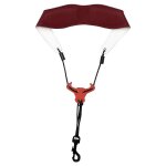 Sangle de cou universelle rglable pour saxophone avec mousqueton,