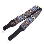 Sangle en cuir pour guitare acoustique, epaisse et large, rglable, accessoires pour basse electrique ...