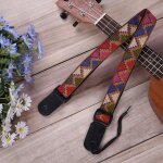 Sangle en cuir pour ukulele, boucle de sangle, tte en cuir, style national, accessoires de guitare