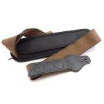 Sangles d'paule de guitare noire de coton doux de courroie de guitare avec 3 supports de choix pour ...