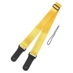 Sangle de guitare acoustique basse electrique ukulélé ceinture en nylon réglable tête en cuir topgrain ... Sangle de guitare acoustique basse electrique ukulélé ceinture en nylon réglable tête en cuir topgrain ...