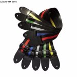 Sangle de guitare acoustique en nylon, rglable et durable, 130cm, basse electrique, ceinture de ukulele ...