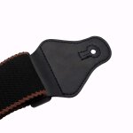 Sangle de guitare ajustable pour guitare electrique acoustique basse comprend 2 m�diators sangle douce ...
