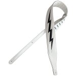 Sangle de guitare en cuir, motif foudre unique, confortable, pour basse acoustique, accessoires