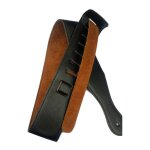Sangle de guitare en cuir pu epais, rglable pour guitare acoustique electrique basse, accessoires